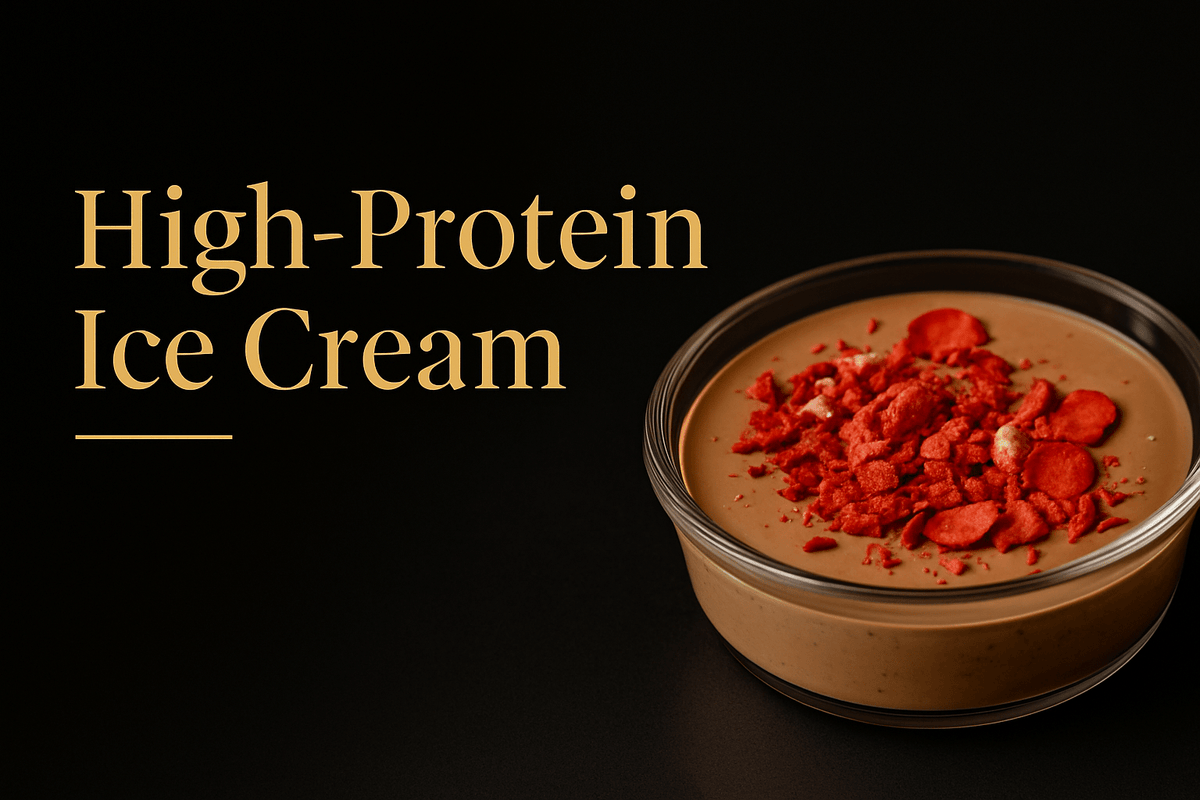 High-Protein Ice Cream (Glow-Up Kitchen Edition) - Luxòra Atelier
