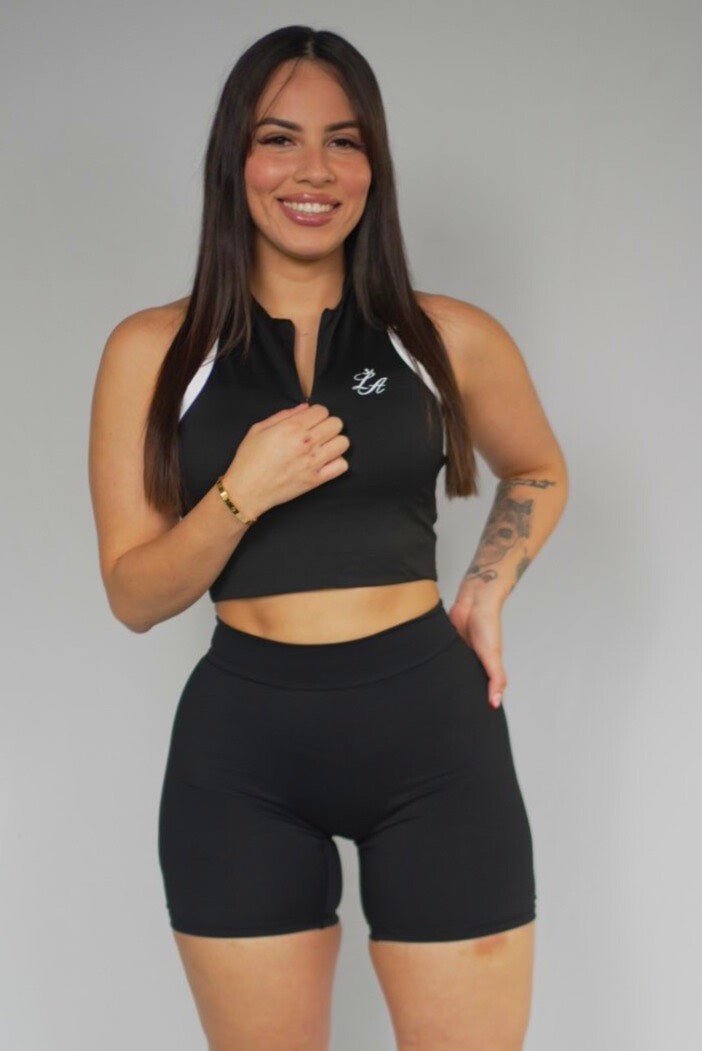 After Hours — Noir Contour Top - Luxòra Atelier