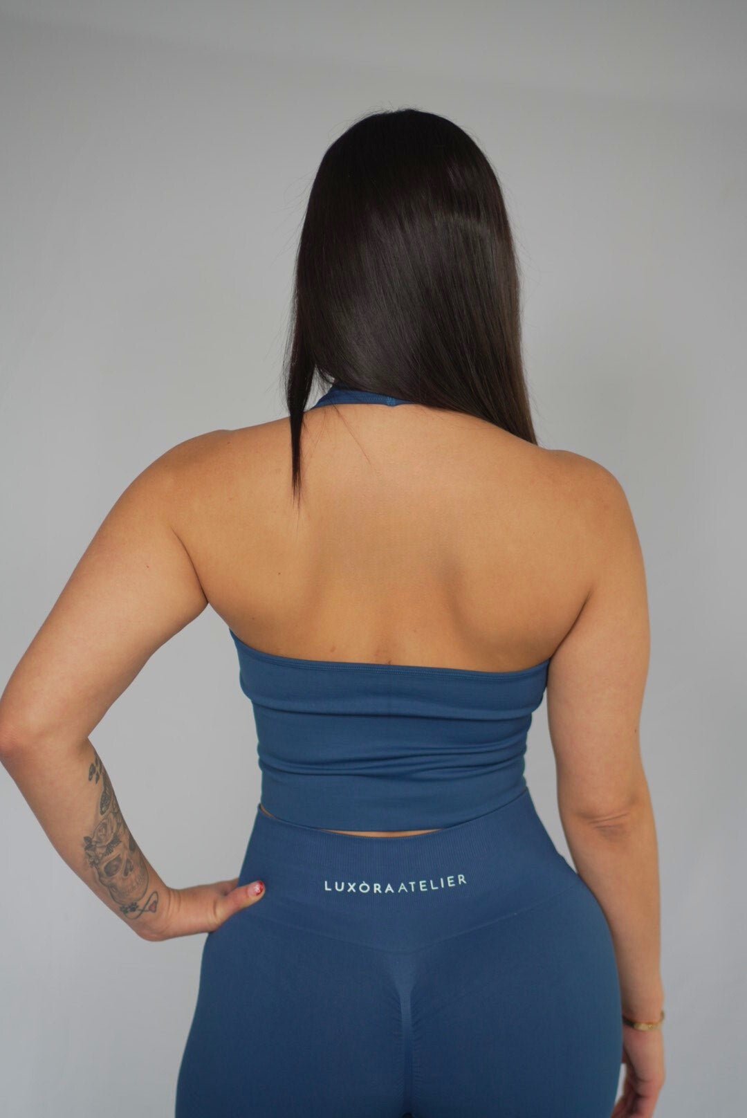 After Hours — Noir Halter Top - Luxòra Atelier