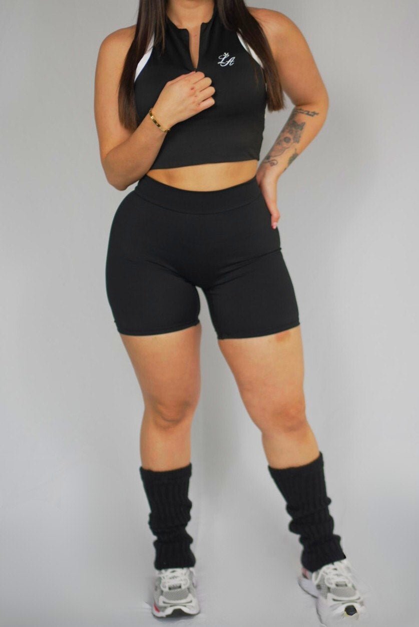 After Hours — Noir Sculpt Shorts - Luxòra Atelier