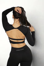 After Hours - Noir Sculpt Top - Luxòra Atelier